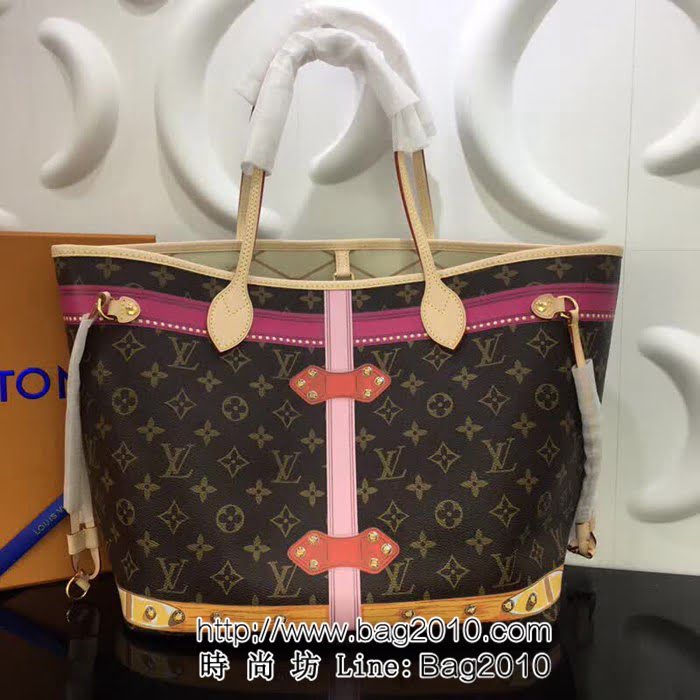 路易威登LV頂級原單 M41390 NEVERFULL 中號手袋LV掛鎖絲印圖案 YDH1611